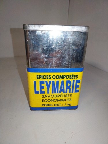Ancienne boîte tôle épices - boîte,