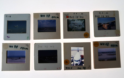 Aircraft slides diapositives - slides,