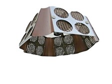 Lustre suspension cannage metal chrome vintage lamp dlg max sauze