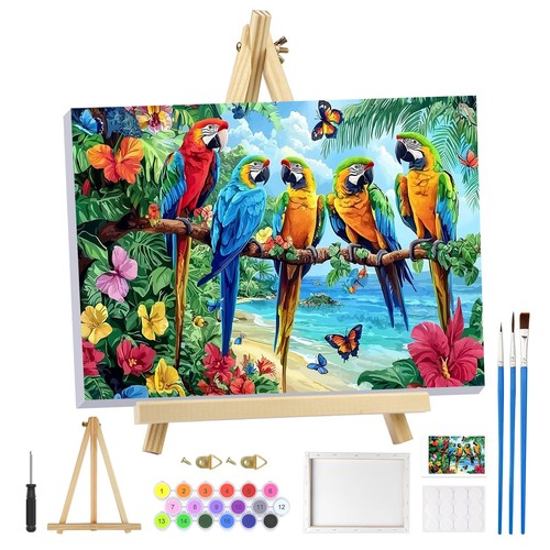 Perroquet peinture numero - perroquet,