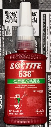 Loctite 638 50ml high - 638, strength