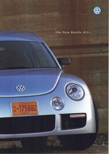 Catalogue Brochure VW New Beetle RSI concept 1999 Anglais English
