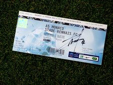 Place Ticket asm AS MONACO FC Rennes 14/15 signé ANTHONY MARTIAL ultra foot