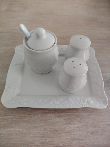 Service condiments porcelaine - service,
