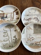 Série de 3 Assiettes Parlante