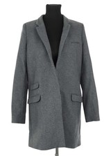 Manteau en laine gris The