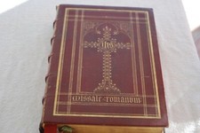 Grand Livre de messe d'autel  missel romain de 1892