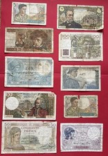 ??Banknotes French??.Lot 10 Billets Français??#ref:2