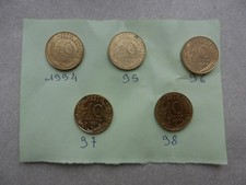 lot de 5 pièces de 10