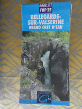 carte IGN bleue 1/25000 3330 OT top 25 bellegarde sur valserine edition 1   1998