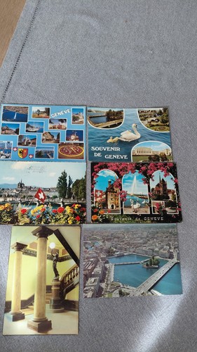 Lot cartes postales genève - 6,