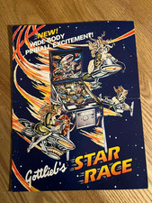 Original flyer flipper Gottlieb star race