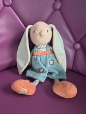 Doudou Lapin Bleu Bukowski 25