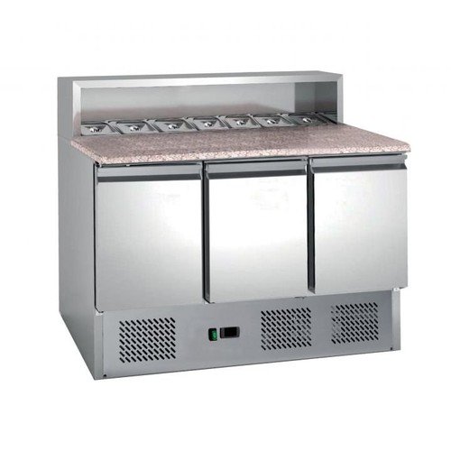 Table pizza réfrigérée - table, à
