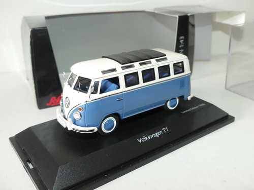 Combi bus bleu et blanc - combi,