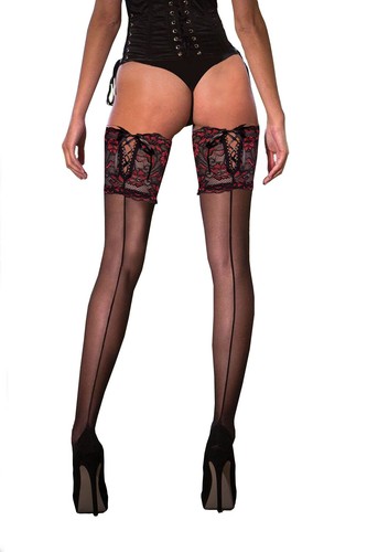 Bas voile couture - bas,