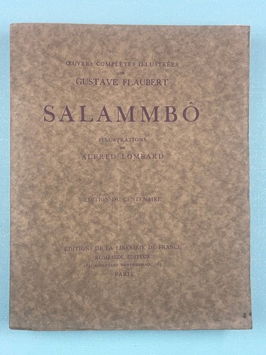 Gustave flaubert salammbô - gustave,