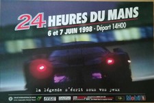 Affiche 24h mans 1998 - , du