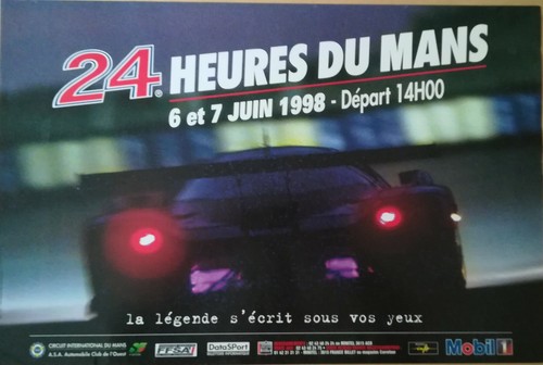 Affiche 24h mans 1998 - du,
