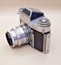 Appareil photo vintage EXA II + objectif carl zeiss jena tessar 2.8/50