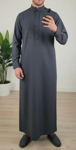 Qamis haramain gris - b2, al