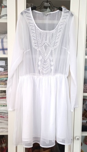 Robe etam blanche 38 40 - robe, "etam"