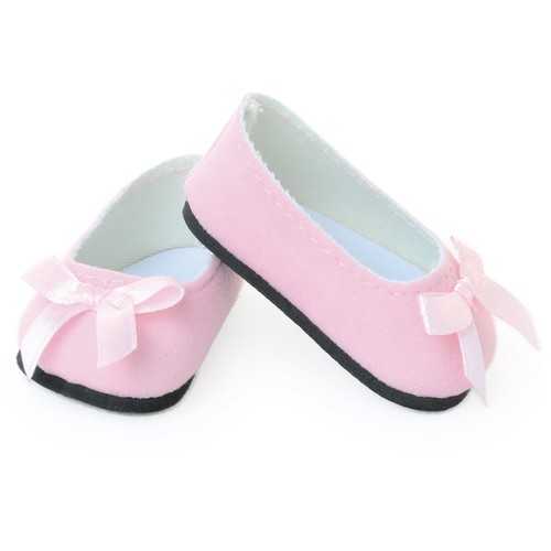 Ballerines suédine roses pour