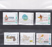 6 Timbre oblitéré collector mon timbre à moi  sang régiment amnesty unéo