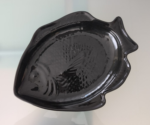 Plateau poisson céramique - plateau,