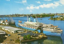 Flotta Lauro ACHILLE LAURO ex WILLEM RUYS Stockholm 1973 & Birka Line FREEPORT