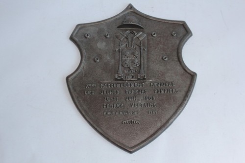 Plaque commémorative pompiers - plaque,