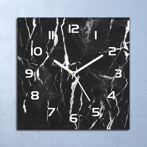 Horloge murale verre 30x30 - verre,