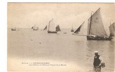Cayeux-sur-Mer Somme Les bateaux de pêche Carte postale ancienne MTIL CPA