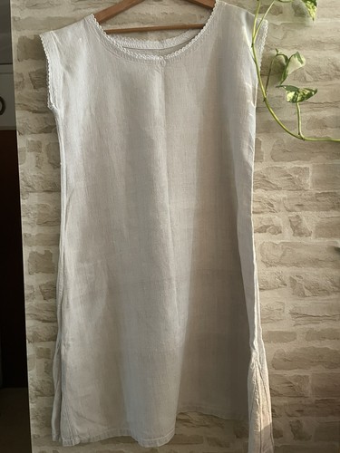 Chemise nuit lin ancien - de,