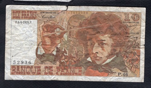 Francs berlioz 4 1974 - francs,