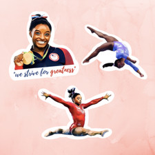 Simon Biles Stickers |