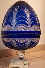 Cave à champagne cristal bleu