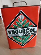 Rare EBOURGOL bidon huile spéciale pour inhibition des bourgeons du tabac. 10 L