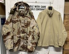 GENUINE SPANISH ARMY GRASSI PARKA GORETEX 6/ COLORS W/ LINER MINT NEW !!!! SMALL