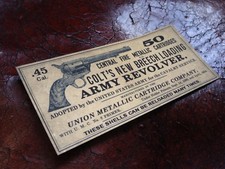 STICKER 45 Long Colt Army