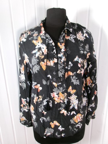 Chemisier blouse lacée - , 100%