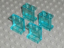 4 x LEGO TrLtBlue panel ref