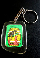 Ancien Porte Cle Chocometz chocolat kirsch Quetsch Mirabelle Cherry