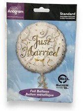 Just Married 43.2cm Feuille Ballon Amscan Anagram Mariage Célébration