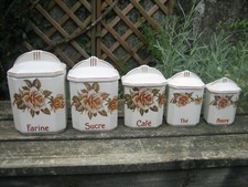 Série 5 anciens pots à