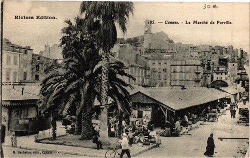 Cpa cannes marché de - marché,