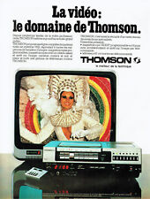 Publicité Advertising 117  1980  Thomson téléviseur magnétoscope  VK 302 Tvidéo