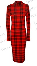 Robe Midi Longue À Manches