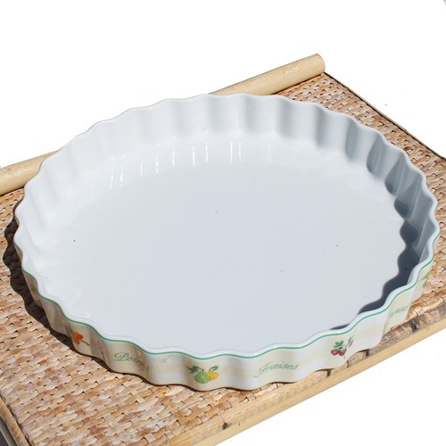 Plat tarte porcelaine de - en,