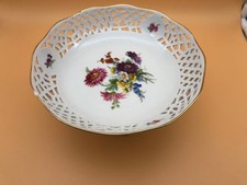 Coupelle en porcelaine panier cassé 19 cm Ø. 1 choix excellent état
